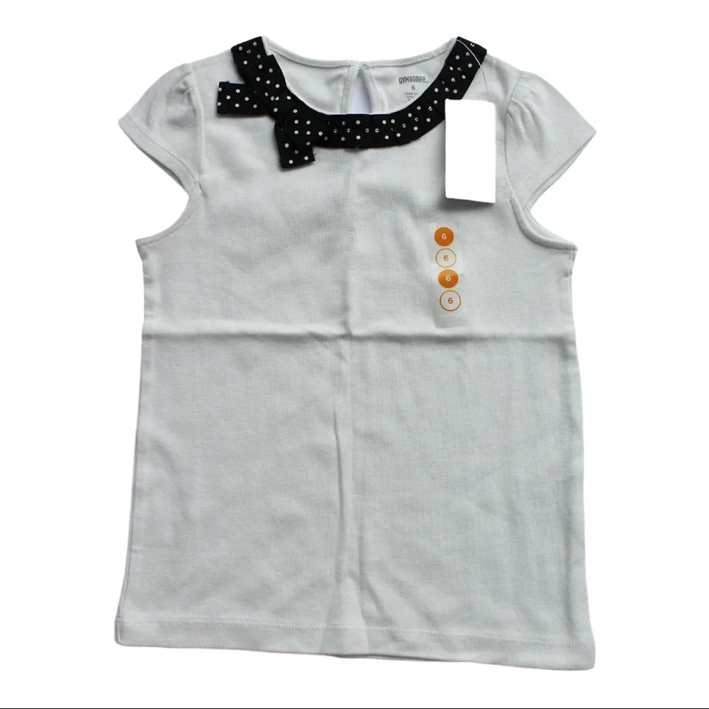🆕 Gymboree Off White Top. Size 6